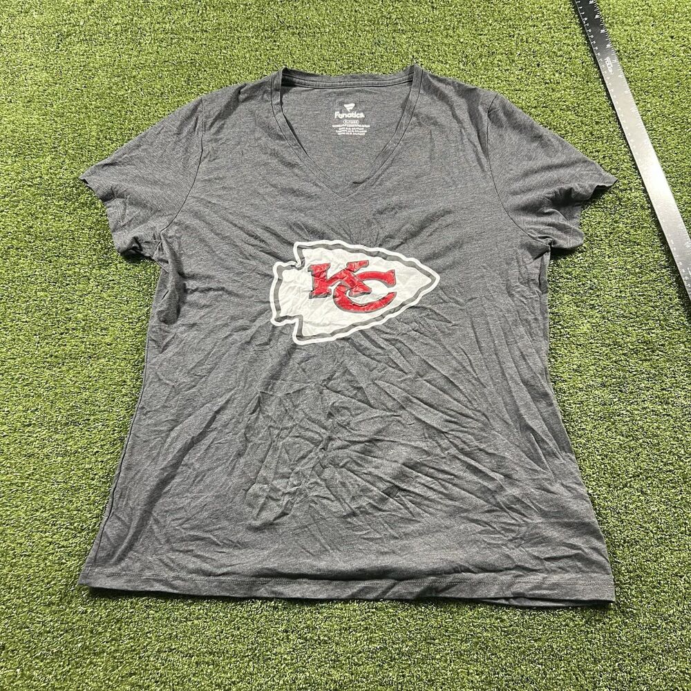 Majestic Kansas City Chiefs Womens Short Sleeve T-Shirt XL NWOT